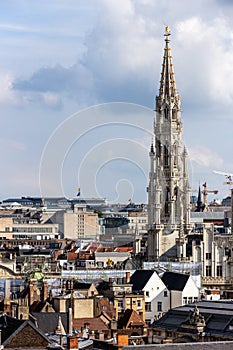 Brussels Town Hall tower
