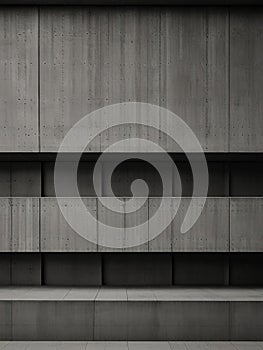Brutalism style background and pattern. Minimalist or monochrome color palette, background that tends to be dull