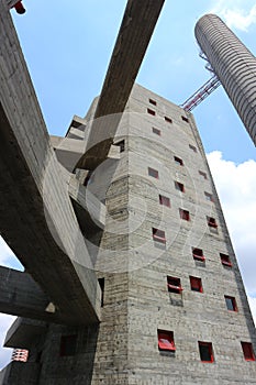 Brutalist Towers at Sesc PompÃ©ia - Brazil photo
