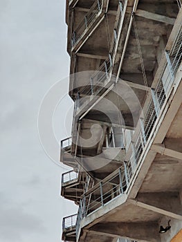 Brutaliste architecture, brutalisme, modernisme, Paris, France photo