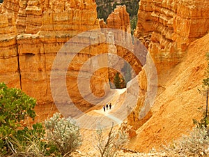 Bryce Canyon hikers photo