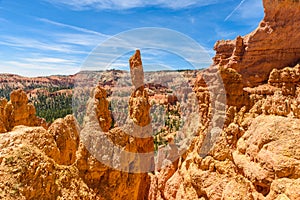 Bryce Canyon National Park - Hiking on the Queens Garden Trail and Najavo Loop into the canyon, Utah, USA