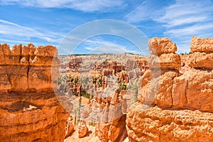 Bryce Canyon National Park - Hiking on the Queens Garden Trail and Najavo Loop into the canyon, Utah, USA