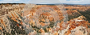 Bryce Canyon National Park panoramic view in Southern Utah