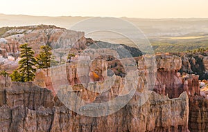 Bryce canyon national park,when sunrise,Utah,usa.