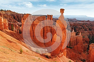 Bryce Canyon National Park, Thor's Hammer rock formations. Utah, USA