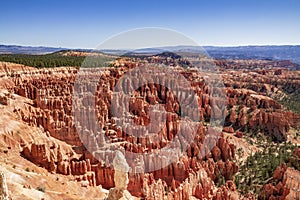 Bryce canyon national park top view