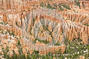 Bryce Canyon National Park in Utah - A giant natural amphitheaters along the eastern side of the Paunsaugunt Plateau