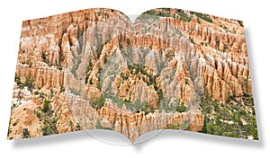 Bryce Canyon National Park in Utah - A giant natural amphitheaters with a delicate and colorful pinnacles called hoodoos - USA