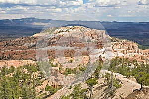 Bryce Canyon National Park in Utah - A giant natural amphitheaters - View from Sunrise Point