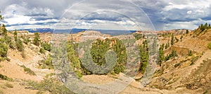 Bryce Canyon National Park in Utah - A giant natural amphitheaters - View from Sunrise Point