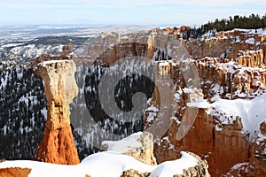 Bryce Canyon National park in winter, Utah, USA