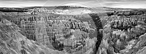 Bryce Canyon Panorama, Black & White