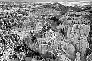 Bryce Canyon in the snow photo