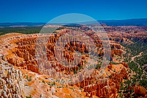 Bryce Canyon at sunrise as viewed from Inspiration Point at Bryce Canyon National Park, Utah