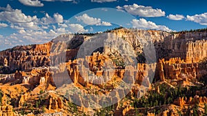 Bryce Canyon, Utah, sunrise scenery in autumn