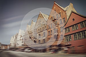 Bryggen in Bergen, Norway photo