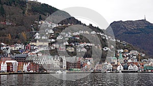 Bryggen in the city of Bergen in Norway