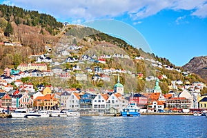 Bryggen harbour in Bergen