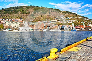 Bryggen waterfront in Bergen