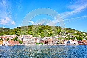 Bryggen waterfront in Bergen