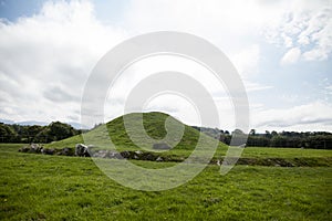 Bryn Celli Ddu megalithic mound in wales