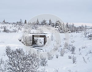 The bridge over SkarÃÂ°slÃÂ¦kur in BorgarbyggÃÂ° in Iceland