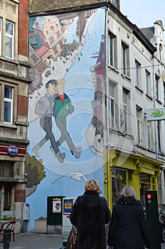 Brussels is a stronghold of comics