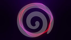 bstract background with a light source glowing in a circle shape, overlaid with a pink and red textured pattern