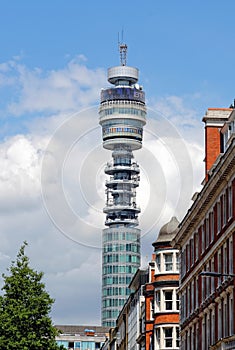 BT London Telecom Tower in London, UK