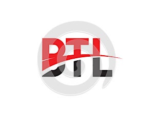 BTL Letter Initial Logo Design Vector Illustration