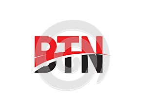 BTN Letter Initial Logo Design Vector Illustration