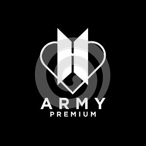 BTS letter logo icon design