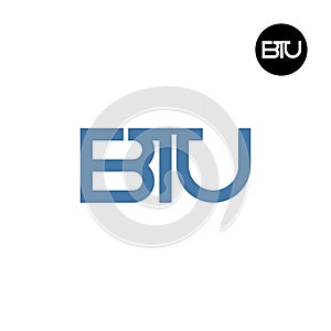 BTU Logo Letter Monogram Design