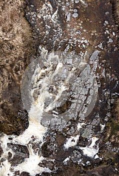 Buachaille Etive Mor waterfall on River Coupall
