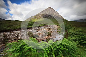 Buachaille Etive Mor on windy day