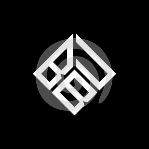 BUB letter logo design on black background. BUB creative initials letter logo concept. BUB letter design