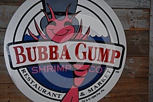 Bubba Gump Shrimp Company restaurant in New York City