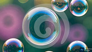 Bubble background generate by ai