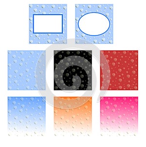 Bubble background set