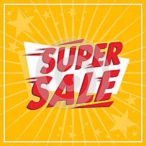Bubble Banner super sale e commerce vector pack