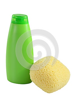 Bubble bath and sponge