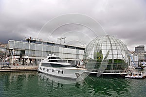 The bubble biosphere by Renzo Piano Genoa Italy photo