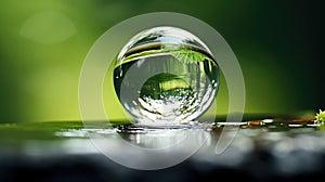 bubble bounce drop of water