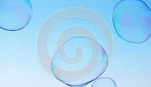 bubble, bubbles Close-up soap background modern simple abstract design with copyspace