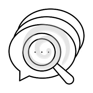Bubble chat bubble  Vector Icon which can easily modify