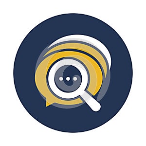 Bubble chat bubble  Vector Icon which can easily modify