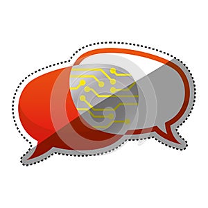 Bubble chat speakbox