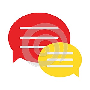 Bubble, chat Vector Icon which can easily modify