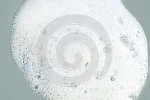 Bubble foam soap shampoo cleanser texture